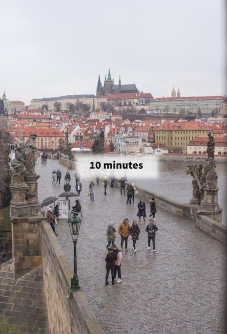 Balcony King 12 Min From Charles Bridge Lägenhet